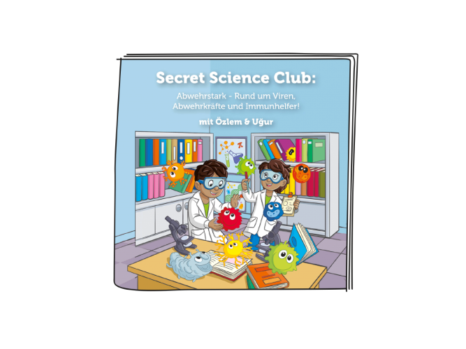 Tonies. Die Hörfiguren® Secret Science Club: Abwehrstark - Rund um Viren, Abwehrkräfte und Immunhelfer!